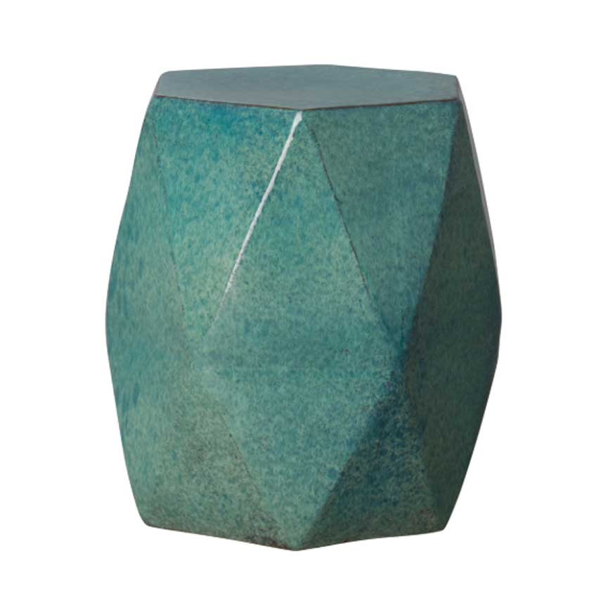 Teal Brilliant Matrix Stool
