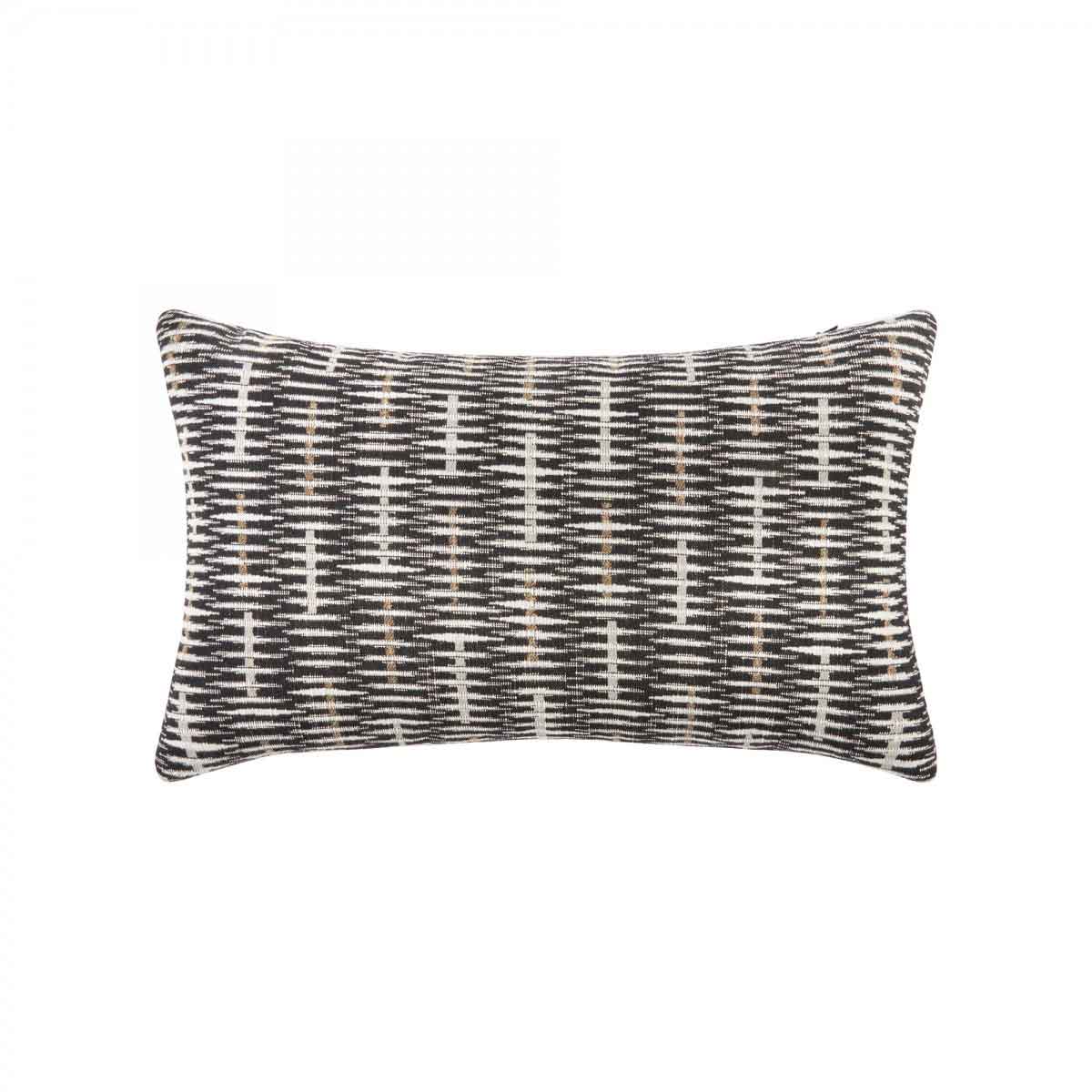 Intertwine Ebony Lumbar Pillow