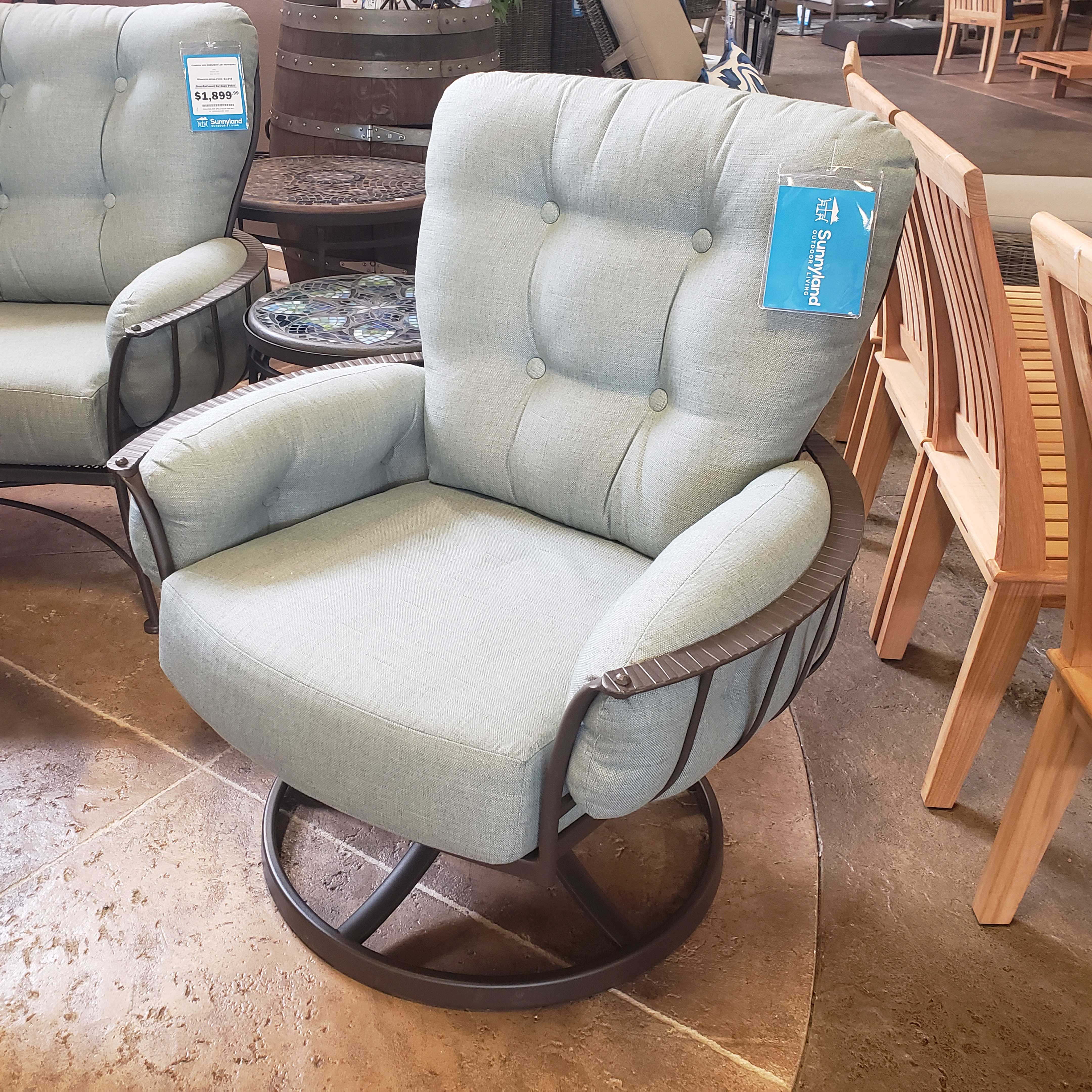 Monterra Cushion Swivel Mini Club Chair - Verona Mist