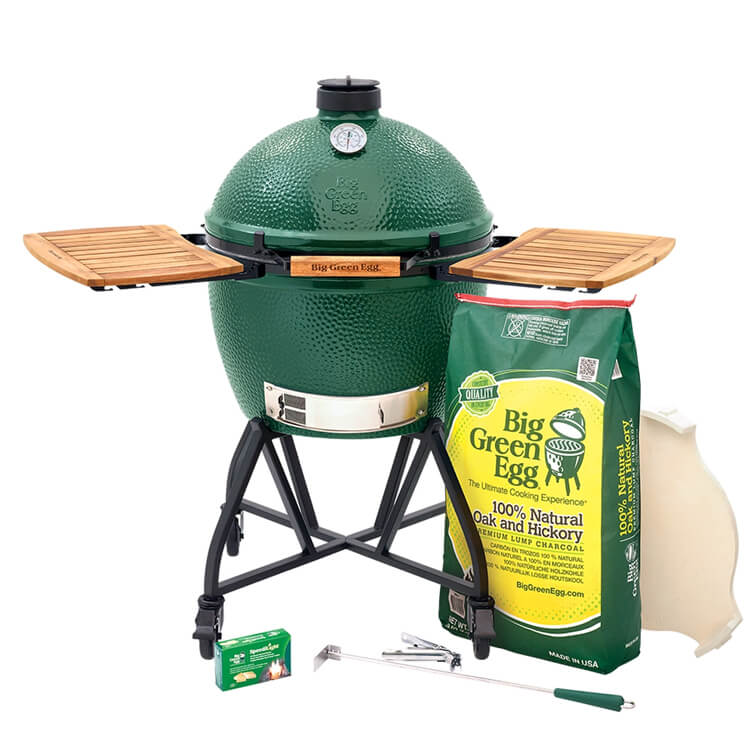 XLarge Big Green Egg in an intEGGrated Nest+Handler Package