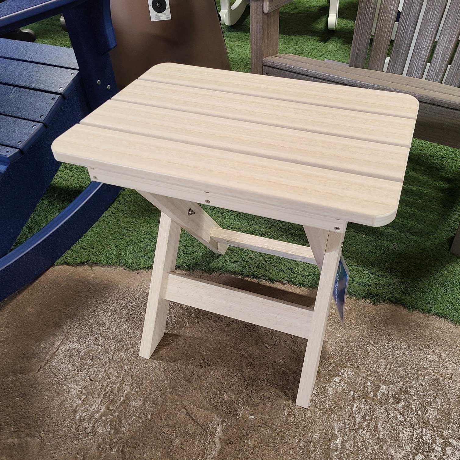 Seashell Folding End Table