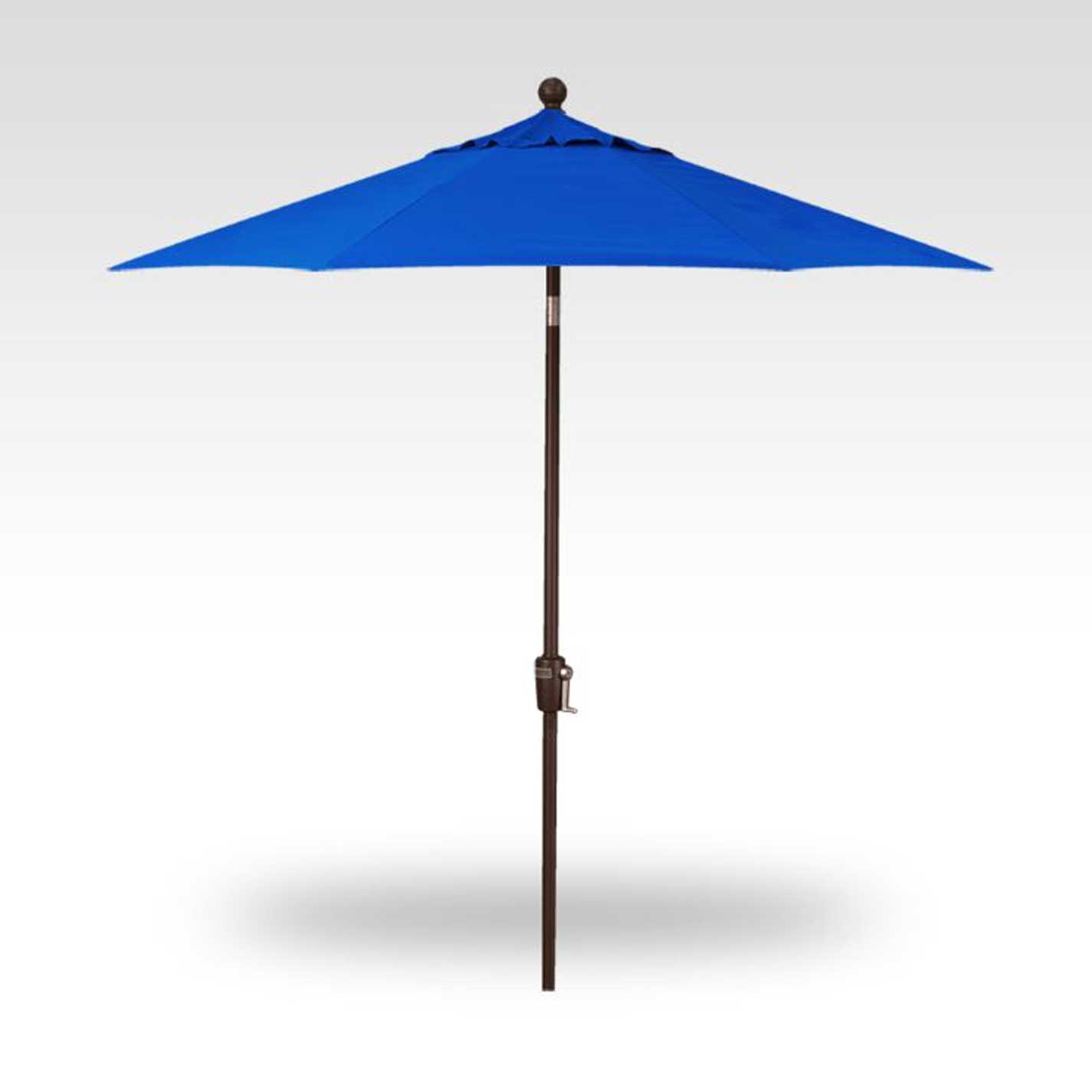 7.5' Push Button Tilt Market Umbrella - Pacific Blue