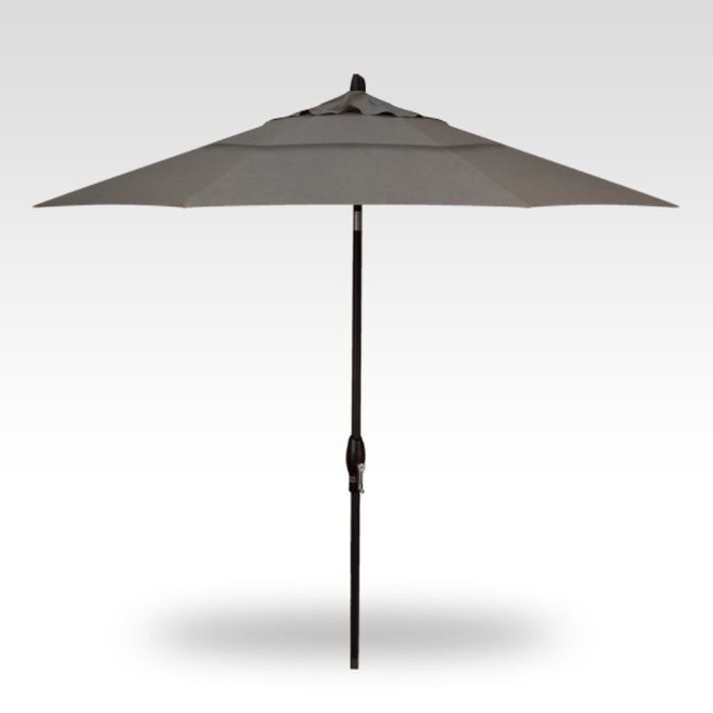 9' Auto Tilt Market Umbrella - Cast Slate