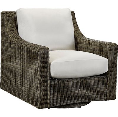 Oasis Cushion Swivel Glider Club Chair - Vesper Birch