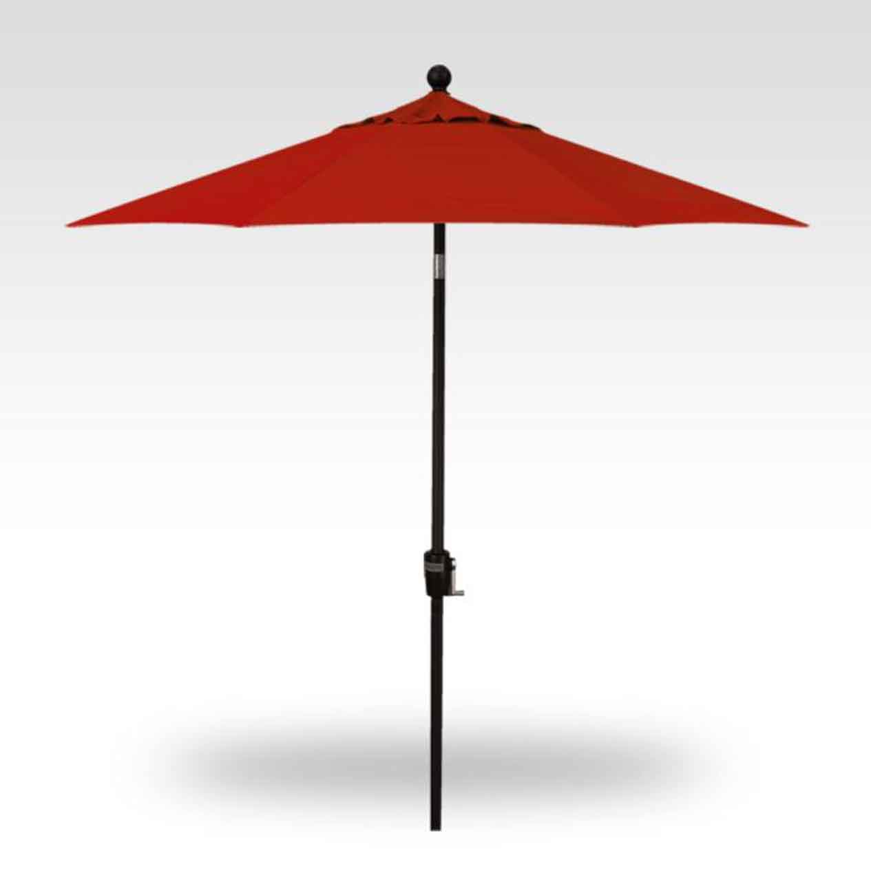 7.5' Push Button Tilt Market Umbrella - Jockey Red