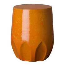 Calyx Bright Orange Stool