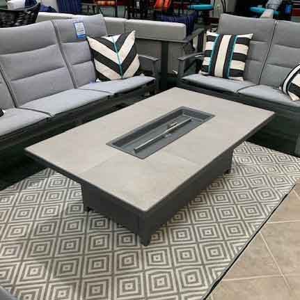 Capri Rectangle Occasional Fire Pit - Urban Pulse