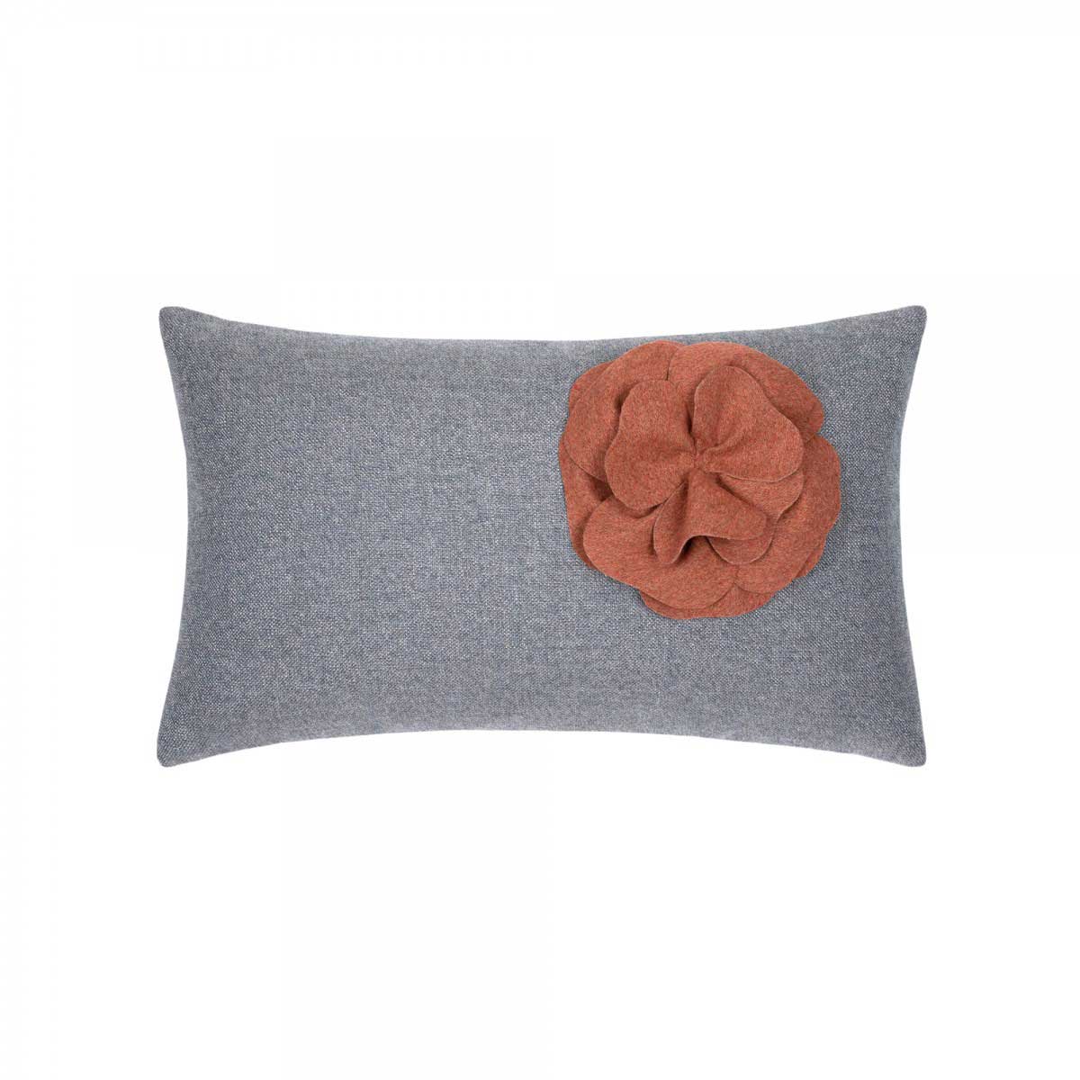 Blossom Slate Lumbar Pillow