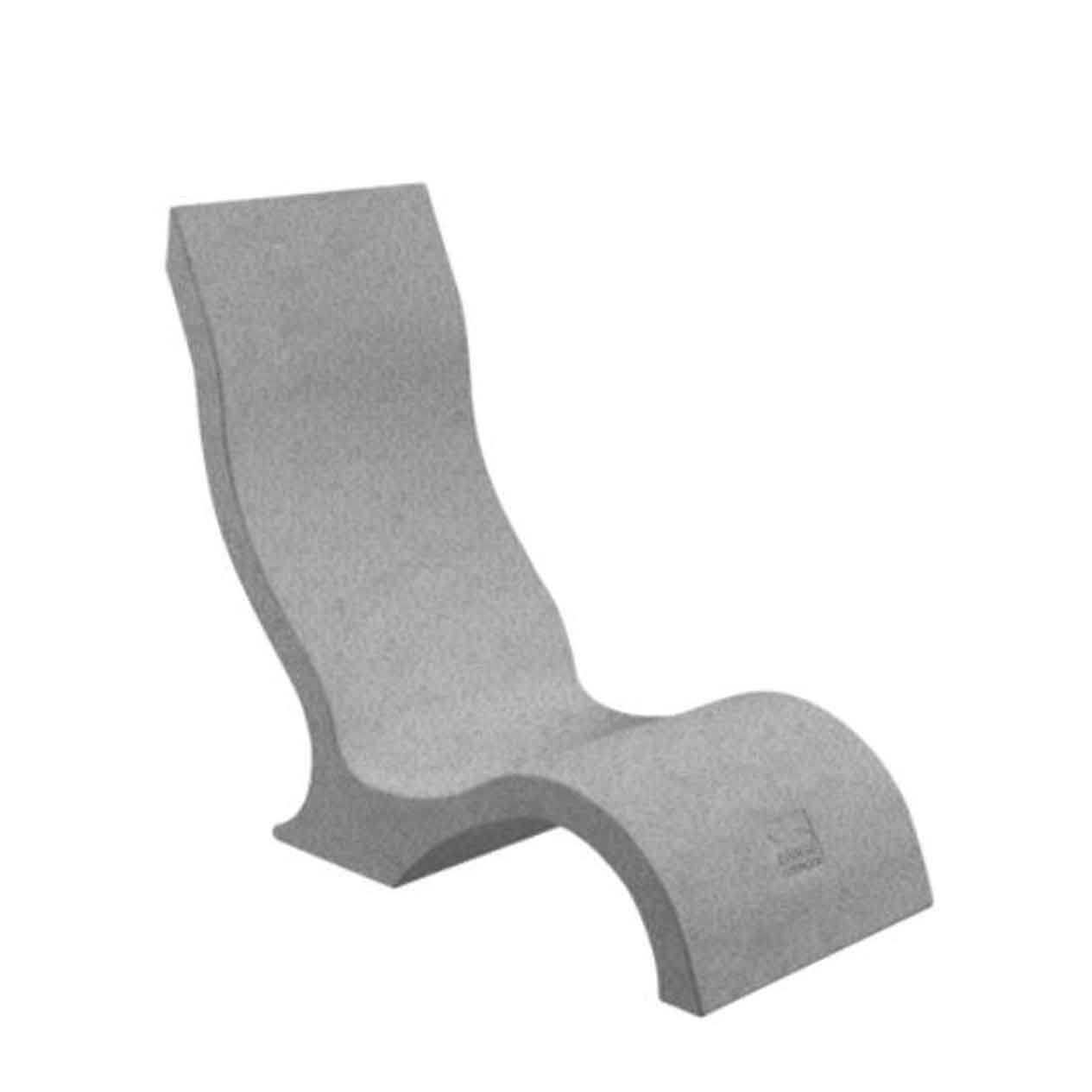 Ledge Lounger In-Pool Chair - Granite Gray