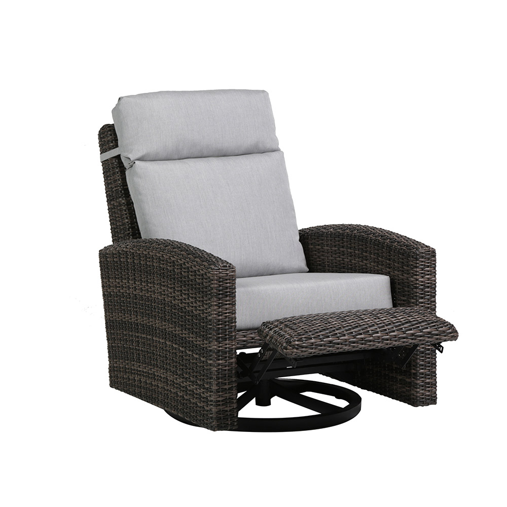 Coral Gables Woven Cushion Swivel Recliner