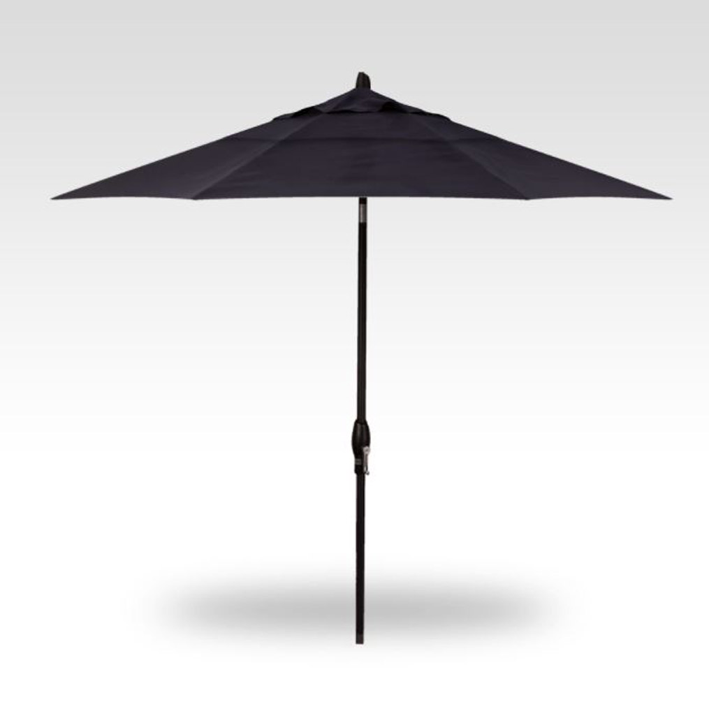 9' Auto Tilt Market Umbrella - Navy